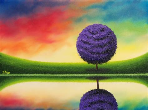 Bing Art By Rachel Bingaman Custom Art Sunset Landscape Painting