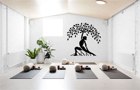 Yoga Wall Decalyoga Quotes Wall Stickeryoga Wall Etsy