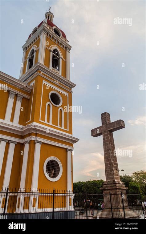 Cathderal In Granada Nicaragua Stock Photo Alamy
