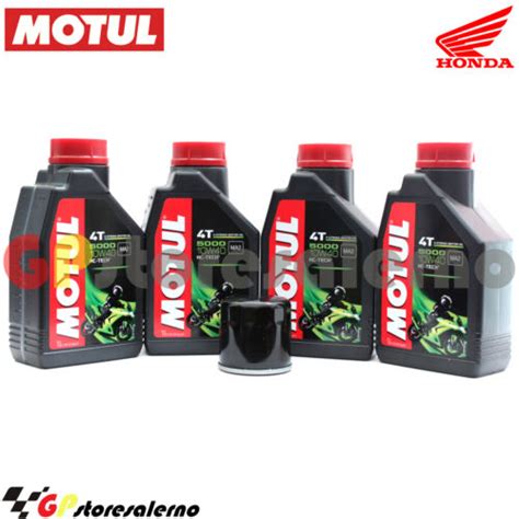 Kit Tagliando Olio Filtro Motul W L Honda Xl V