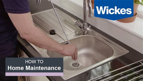 How To Fix A Blocked Sink With Wickes Youtube