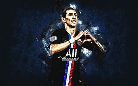 Download Wallpapers Angel Di Maria Psg Argentine Soccer Player Paris