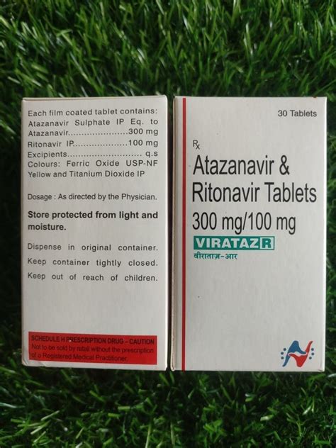 Atazanavir Sulphate 300 Mg Ritonavir 100mg Virataz R Prescription