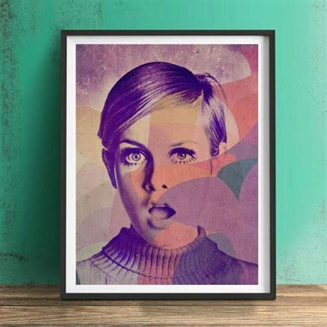 Twiggy Poster - Etsy