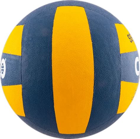 Blue And Yellow Rubber Cosco Serve Volley Balls Size 4inch Diameter