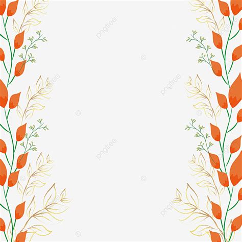 Fronteira De Moldura Floral Linhas Douradas Png Floral Golden