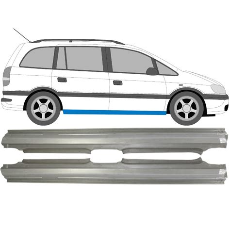 Vol Dorpel Reparatiepaneel Set Opel Zafira 1999 2005