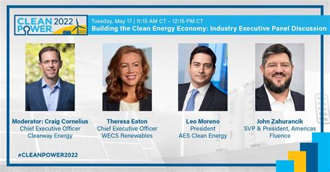 American Clean Power Association Acp On Linkedin Acp Begins To Announce Key Speakers For