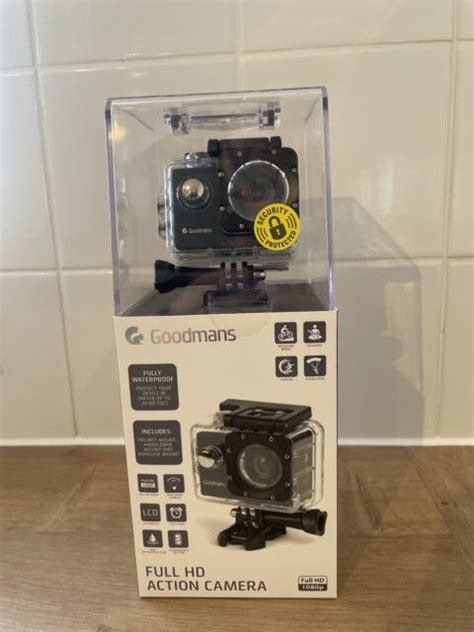 Goodmans Full HD 1080p Action Camera Ee2233bmfob1 OL 104242 For Sale