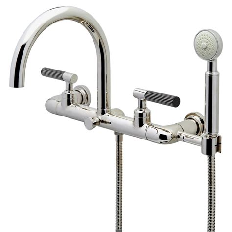 Bond Union Series Wall Mounted Exposed Tub Filler With Handshower And