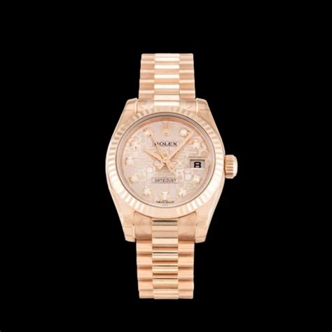 Rolex Lady Datejust Ref 179175 26mm Rose Dial