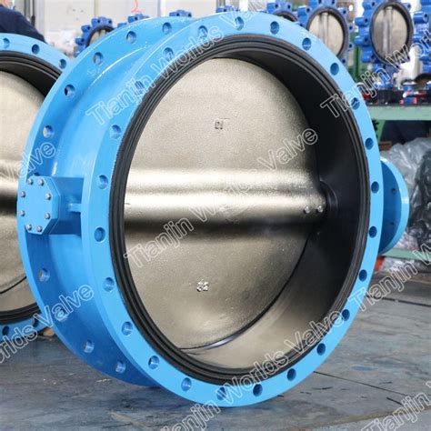 CS Wcb Lcc Lcb Lca Carbon Steel Double Flanged Butterfly Valve China