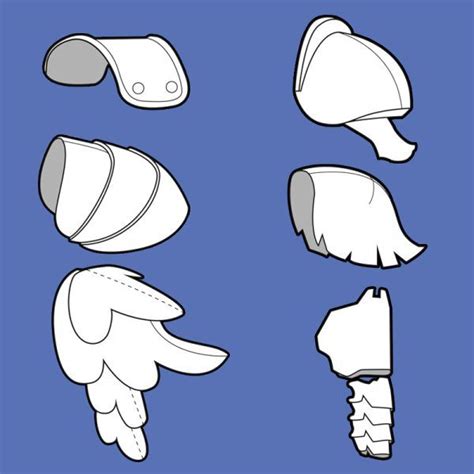 Dragon Wings Template Collection Wing Shapes Pretzl Cosplay