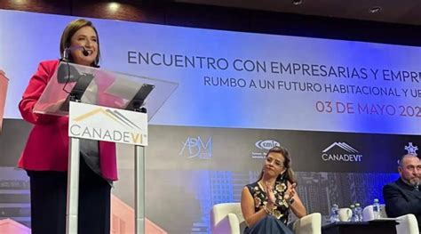 Xóchitl Gálvez promete crear 5 millones de viviendas Visión México