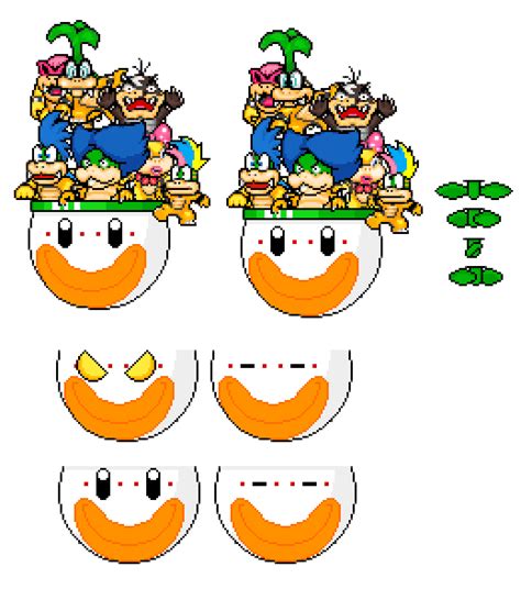 Pixilart Koopaling Clown Car By MrBowser