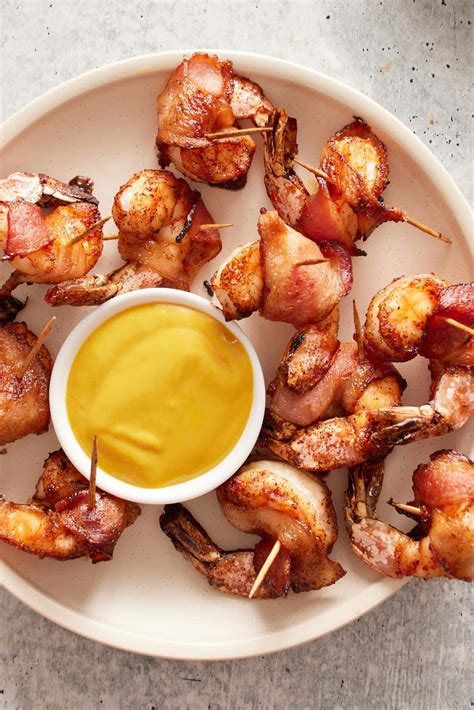 Air Fryer Bacon Wrapped Shrimp Recipe My Forking Life