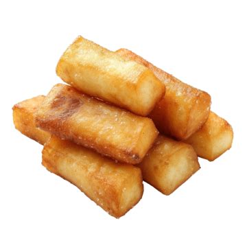 Delicious Fried Cassava Fried Cassava Food PNG Transparent Image And