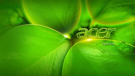 Acer Series Laptop Background With 3D Green Leaves Allpicts In 2023