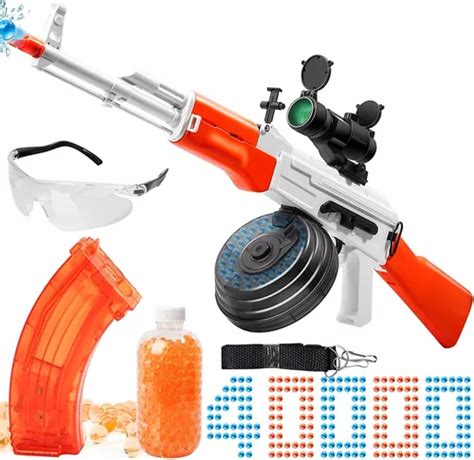 Arma Ak De Bolas De Agua Automatica Mas Bolitas Env O Gratis