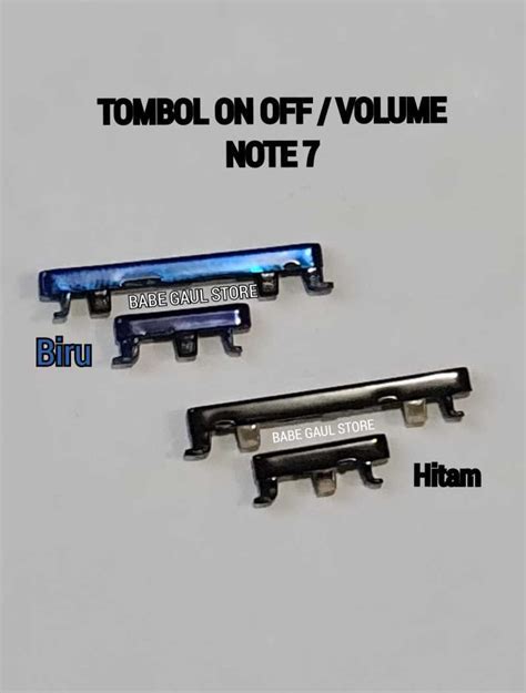 Jual Tombol Luar On Off Volume Xiaomi Redmi Note Outer Button