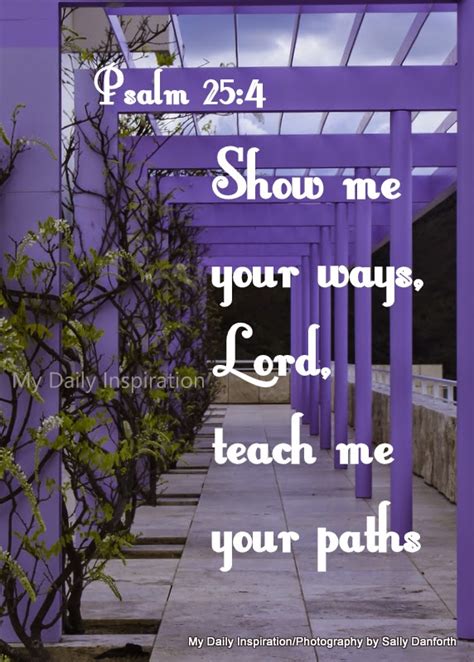 Show Me Your Ways Lord Teach Me Your Paths