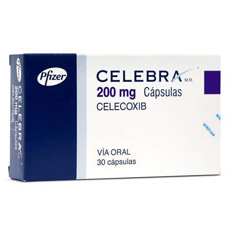 Celebra Celecoxib 200 Mg 30 Cápsulas