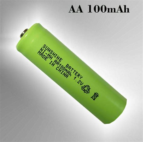 2 X Battery Ni MH Aa 100mAh 1 2V For Solar Lights Lamps Mignon