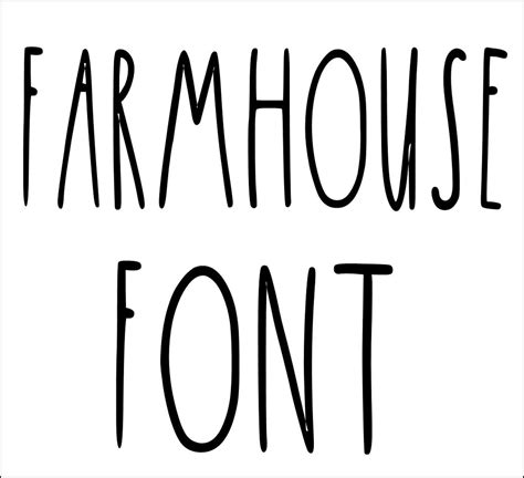 Free Farmhouse Fonts For Cricut - Free SVG Files – Free Fonts