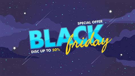 Black Friday Sale Banner Design Vector Premium