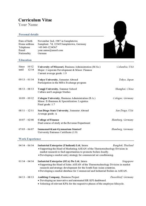 Consulting CV: Download your consulting resume template for free ...