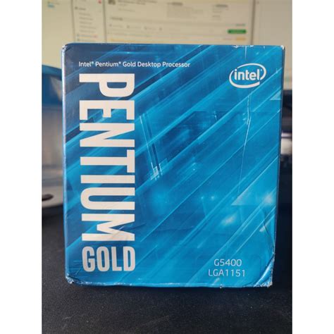 Jual Intel Pentium Gold G5400 Lga 1151 V2 Gen 8 9 Processor Shopee Indonesia