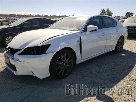 Report JTHBE1BL4E5034944 LEXUS GS350 2014 WHITE GAS - price and damage history