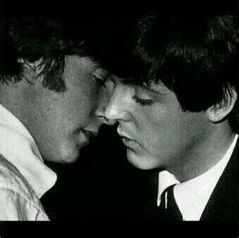 John Lennon And Paul Mccartney Kissing