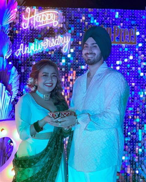 Neha Kakkar And Rohanpreet Celebrated Their Anniversary And Wish Happy Diwali To Fans K4 Fashion