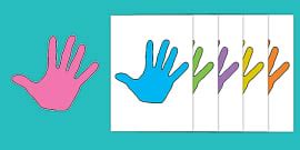 Handprint Themed Complete Editable Display Pack