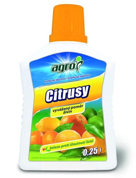 Kvapalné hnojivo na citrusy AGRO CS Slovakia a s