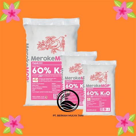 Pupuk Kalium Tinggi KCL Meroke Mop 1 Kg Repack Lazada Indonesia