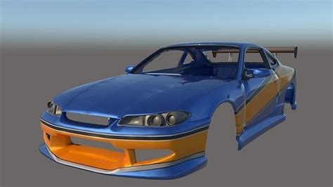 Nissan Silvia Spec S S15 3d Model 3d Printable Cgtrader