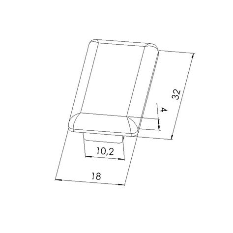 Embout Profil Aluminium Mm X Mm Noir Elcom Shop