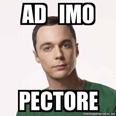 Meme Sheldon Cooper Ad Imo Pectore