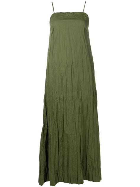 Osklen Square Neck Midi Dress Farfetch