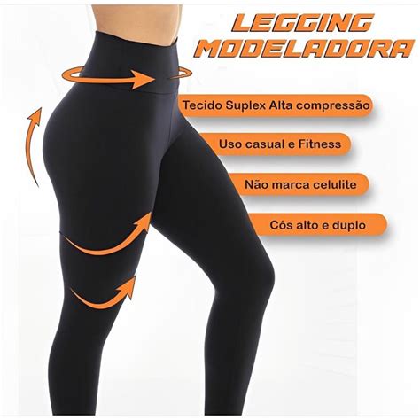 Cal A Legging Leg Suplex Fitness Estampada Grossa N O Fica Transparente