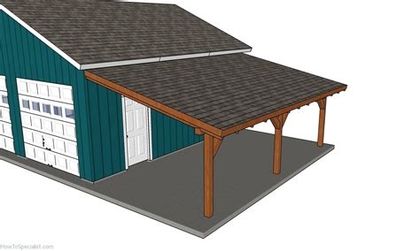 How To Build An Attached Carport Howtospecialist How To Build Step