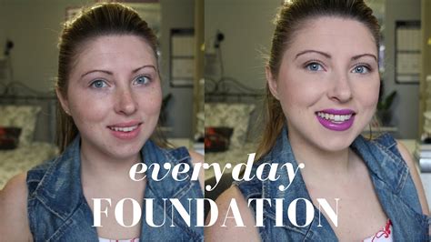 Makeup Everyday Drugstore Foundation Routine Youtube