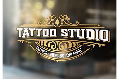 Tattoo Logo Template Branding And Logo Templates Creative Market