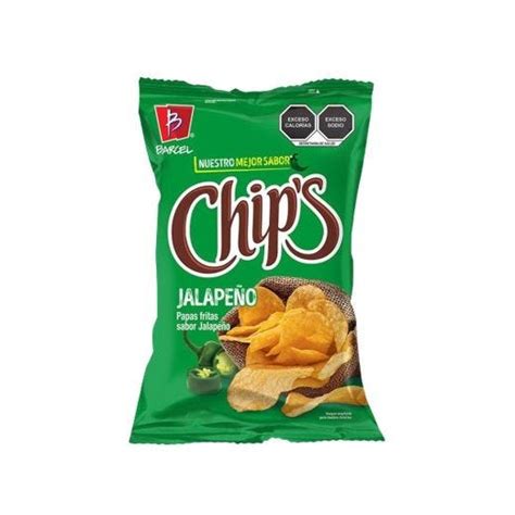 Barcel Chips Papas Jalapeño 60 g