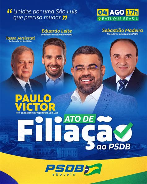 Psdb Vai Realizar Maior Evento Da Legenda A Filia O De Paulo