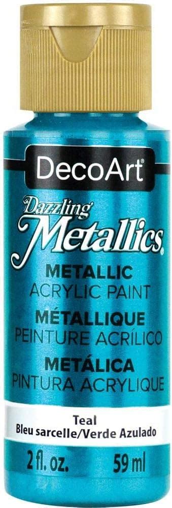 Amazon Deco Art Dazzling Metallics Paint 2 Ounce Teal