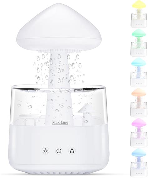 Amazon Abbwobox Rain Cloud Humidifier Water Drip Essential Oil