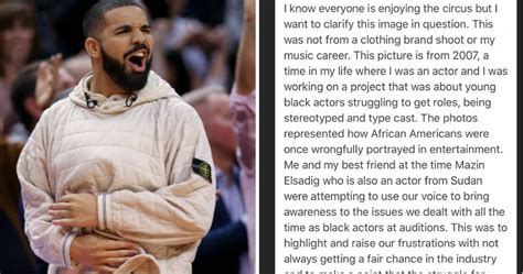 Drake Explains Backstory Of Blackface Photo Shared By Pusha T Huffpost Voices